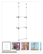 vidaXL Telescopisch garderobesysteem met aluminium stangen, Huis en Inrichting, Ophalen