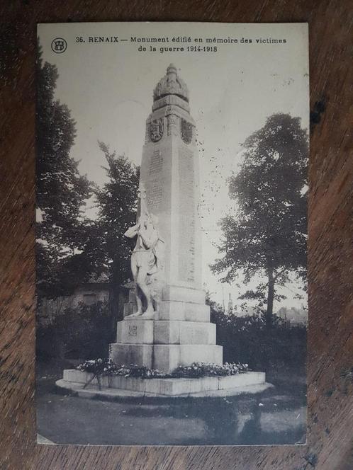 Postkaart Ronse Renaix Monument victimes guerre, Verzamelen, Postkaarten | België, Gelopen, Oost-Vlaanderen, 1920 tot 1940, Ophalen of Verzenden