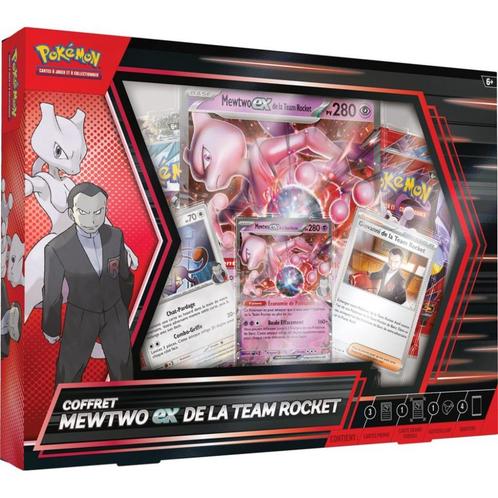 Pokemon Coffret MewTwo EX Team Rocket 40 Euros, Hobby en Vrije tijd, Verzamelkaartspellen | Pokémon, Nieuw, Boosterbox, Ophalen