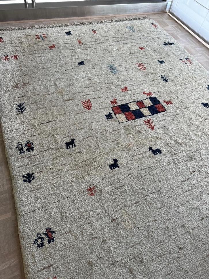 Origineel handgeweven tapijt., Huis en Inrichting, Stoffering | Tapijten en Vloerkleden, Zo goed als nieuw, 200 cm of meer, 200 cm of meer