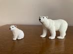 Ijsbeer met jong, merk Schleich, Ophalen of Verzenden, Zo goed als nieuw, Overige soorten, Beeldje of Figuurtje