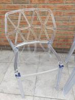 Italiaanse Design stoelen transparant, Maison & Meubles, Chaises, Comme neuf, Enlèvement