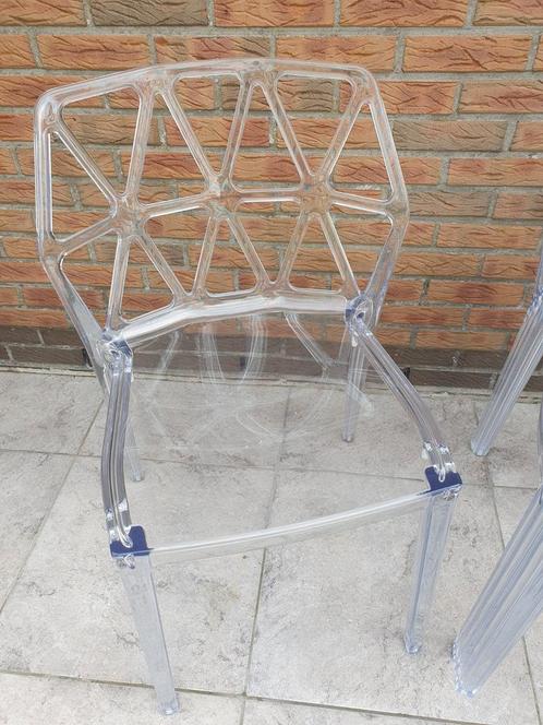 Italiaanse Design stoelen transparant, Huis en Inrichting, Stoelen, Zo goed als nieuw, Ophalen