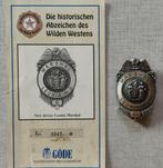 Badge métallique de Marshal du New Jersey (USA), Ophalen of Verzenden, Rijkswacht, Embleem of Badge