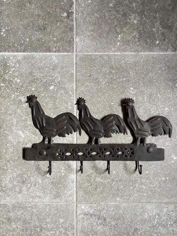 Kapstok metaal kippen / wandkapstok met haken beschikbaar voor biedingen