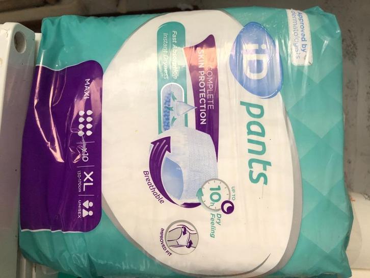 ID Pants maxi optrekbroekjes voor volwassenen - maat XL, Diversen, Verpleegmiddelen, Nieuw, Ophalen of Verzenden