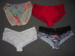 4 slipjes, Kleding | Dames, Ondergoed en Lingerie, Slip, Verzenden