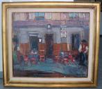 Désiré HAINE, Restaurant Café Chez Jacques, Antiek en Kunst, Ophalen of Verzenden