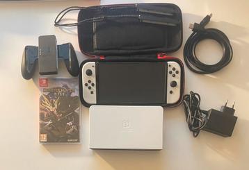 Nintendo Switch Oled avec jeu, Enlèvement, Comme neuf, Switch OLED