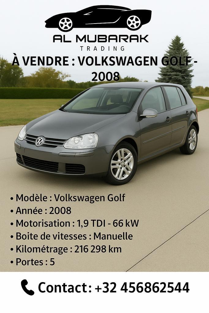 Volkswagen Golf 1.9 TDI, Auto's, Volkswagen, Particulier, Te koop, Golf, Airbags, Alarm, Bluetooth, Centrale vergrendeling, Climate control