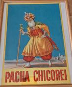 Originele oude Pacha Chicorei affiche, Verzamelen, Merken en Reclamevoorwerpen, Ophalen of Verzenden, Zo goed als nieuw