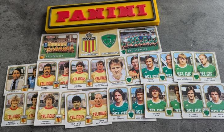 PANINI FOOTBALL 81 KV EN RACING MECHELEN 15 STICKERS  1981, Hobby en Vrije tijd, Stickers en Plaatjes, Verzenden