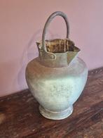 Italiaanse koperen vaas met dubbele tuiten 1930, Ophalen of Verzenden, Koper