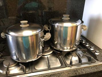 2 grote kookpotten beschikbaar voor biedingen