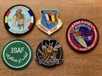 Badges Belgische luchtmacht, Verzamelen, Luchtvaart en Vliegtuigspotten, Ophalen of Verzenden, Patch, Badge of Embleem
