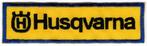 Husqvarna stoffen opstrijk patch embleem #1, Verzenden, Nieuw