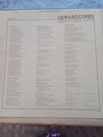 Lp Leonard Cohen - greatest hits, Ophalen of Verzenden