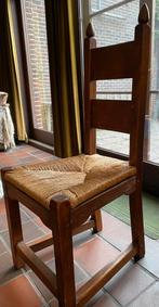 6 klassieke voleiken stoelen, Enlèvement, Utilisé, Bois