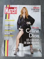 Céline Dion - 2 affiches la Une de Paris-Match - 2016, Ophalen of Verzenden, A1 t/m A3, Muziek, Rechthoekig Staand