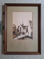 Pentekening Vlassenbroek, Antiek en Kunst, Kunst | Tekeningen en Fotografie, Ophalen