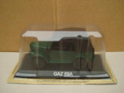 GAZ 69 A,OP SCHAAL 1/43., Hobby & Loisirs créatifs, Voitures miniatures | 1:43, Neuf, Voiture, Autres marques, Enlèvement ou Envoi