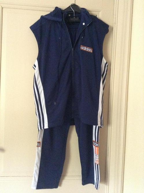 Adidas sportset, Kleding | Heren, Sportkleding, Zo goed als nieuw, Blauw, Ophalen