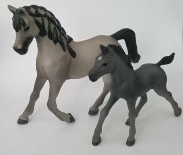 Pur-sang arabe Schleich + poulain 97875 13761 13762