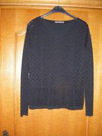 Zwarte dunne trui (gevoerd) met v-hals, Comme ça, maat 46, Ophalen of Verzenden, Zo goed als nieuw, Maat 46/48 (XL) of groter