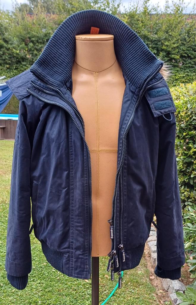 * Super Dry Zara H&M Levis Premium x 9, Kleding | Heren, Jassen | Winter, Zo goed als nieuw, Maat 48/50 (M), Blauw, Ophalen