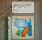 Inlegpuzzel hout, Ophalen of Verzenden, Zo goed als nieuw, Van hout, Minder dan 10 stukjes