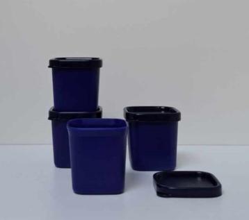 Tupperware Ramekin « Micro Urban Familly » x 4 - Blauw