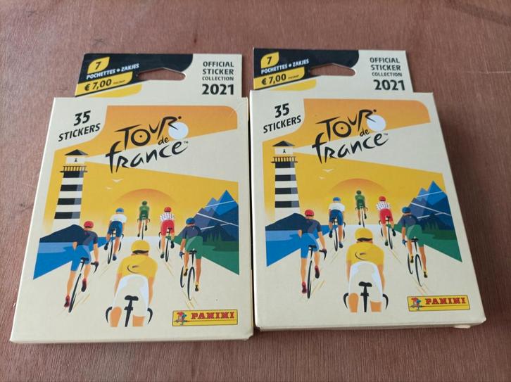 Panini Tour de France 2021 , 2 mini boxen, Hobby en Vrije tijd, Stickers en Plaatjes, Ophalen of Verzenden