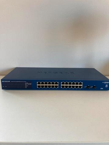 Netgear ProSafe 24-poorts, Ophalen of Verzenden, Gebruikt