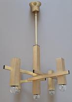 Design space age hanglamp metaal 60s-70s, Ophalen of Verzenden, Gebruikt, Metaal, 50 tot 75 cm