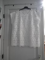 Blouse blanche pour femme. XL (C&A) 100% polyester, Comme neuf, C&A, Taille 46/48 (XL) ou plus grande, Envoi