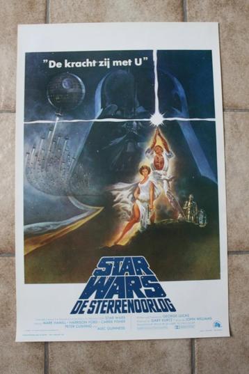 filmaffiche Star wars 1977 George Lucas filmposter beschikbaar voor biedingen