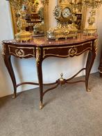 Mooie grote gebogen wandtrumeau vol met. brons, Antiek en Kunst, Ophalen