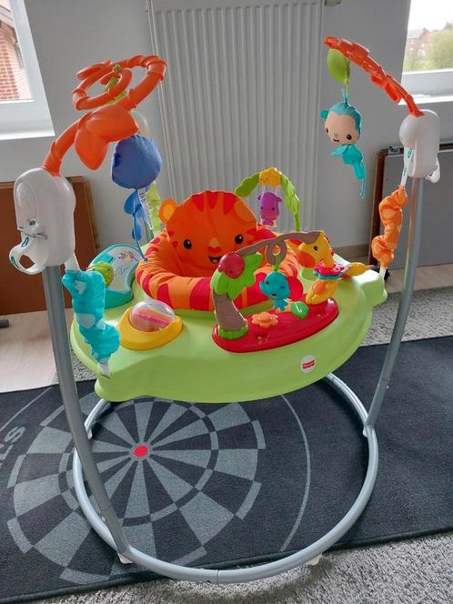 Fisher-Price Jumperoo Roarin' Rainforest wipstoel, Kinderen en Baby's, Speelgoed | Babyspeelgoed, Zo goed als nieuw, Ophalen