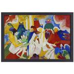 Compositie VII - Wassily Kandinsky canvas + baklijst 70x50cm, Huis en Inrichting, Woonaccessoires | Wanddecoraties, Nieuw, Verzenden