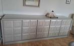 Brutalist Dressoir en Barkast set - De Coene ‘71, Ophalen, Eikenhout, 200 cm of meer, 25 tot 50 cm