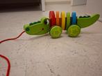 Joueco Houten trekkrokodil, Kinderen en Baby's, Speelgoed | Houten speelgoed, Ophalen, Gebruikt