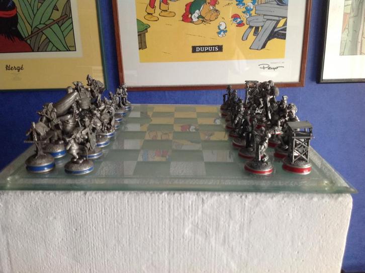 Asterix - Le jeu d'échec en étain, Verzamelen, Stripfiguren, Gebruikt, Boek of Spel, Asterix en Obelix, Ophalen
