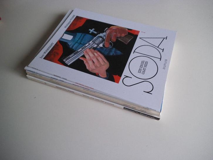 Lot 7 strips Soda, Livres, BD, Utilisé, Plusieurs BD, Enlèvement ou Envoi