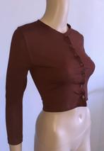 Bolero Bordeaux Missguided XS of 34, Verzenden, Nieuw, Maat 34 (XS) of kleiner, Rood