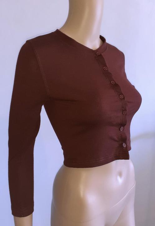 Bolero Bordeaux Missguided XS of 34, Kleding | Dames, Truien en Vesten, Nieuw, Maat 34 (XS) of kleiner, Rood, Verzenden