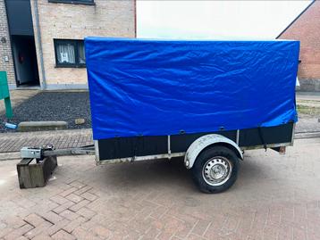 Enkel Zeil met structuur te koop 1,25x2,5 NIET AANHANGWAGEN beschikbaar voor biedingen