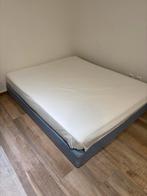 Boxspring met matras (met pocketveren) 160cm, Ophalen, Gebruikt, Tweepersoons, Matras