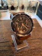 Vintage gander diver chronograaf, landeron 248, 38mm watch, Ophalen of Verzenden, Zo goed als nieuw