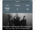 2 plaatsen voor Disturbed in Dusseldorf, Tickets en Kaartjes, Oktober