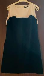 Zwart-wit mouwloos zomerjurkje - rits - steekzakken, Kleding | Dames, Maat 38/40 (M), Nife, Zwart, Nieuw